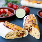 pusryčių burito su chorizo